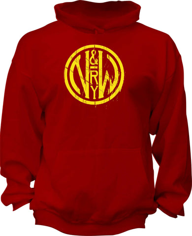 Norfolk & Western (N&W) Railway Distressed Logo Hoodie