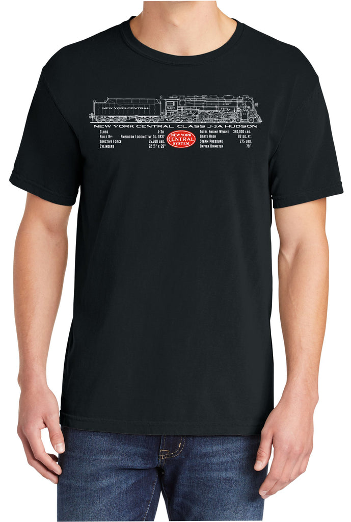 New York Central J-3a Locomotive Shirt