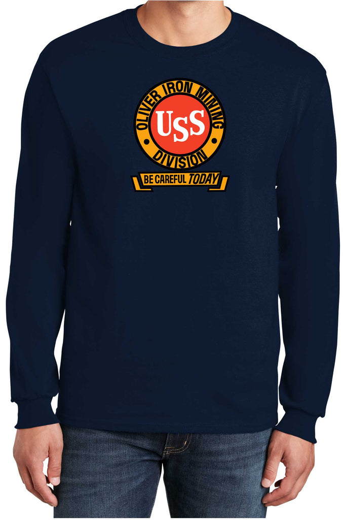 Oliver Iron Mining Division Logo Long Sleeve Shirt