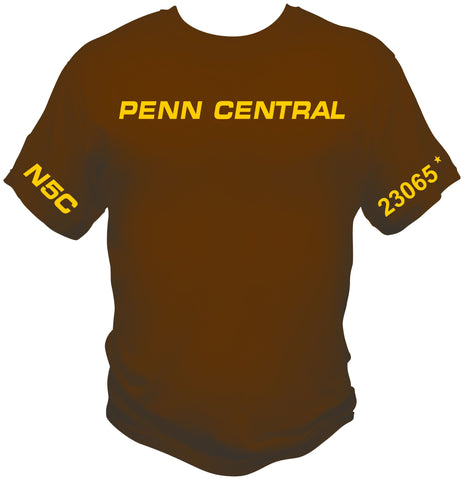 Penn Central N5C Brown Caboose Logo Shirt