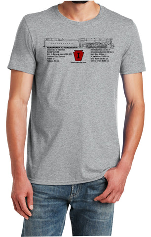 Pennsylvania Railroad (PRR) I-1 2-10-0 Shirt