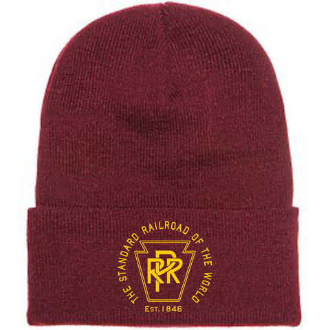 Pennsylvania Railroad Est. 1846 Logo Embroidered Toboggan