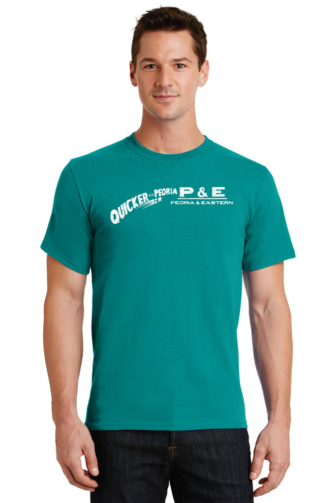 Peoria & Eastern Railway "Quicker via Peoria" Shirt