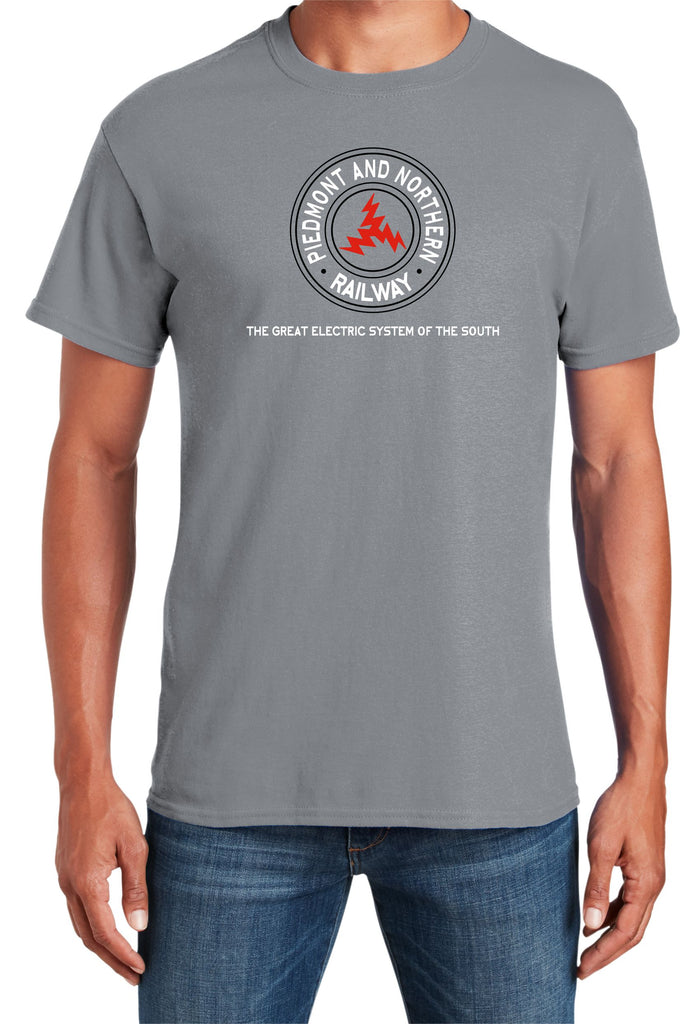 Piedmont and Northern Railway Lighten Bolt Logo Shirt