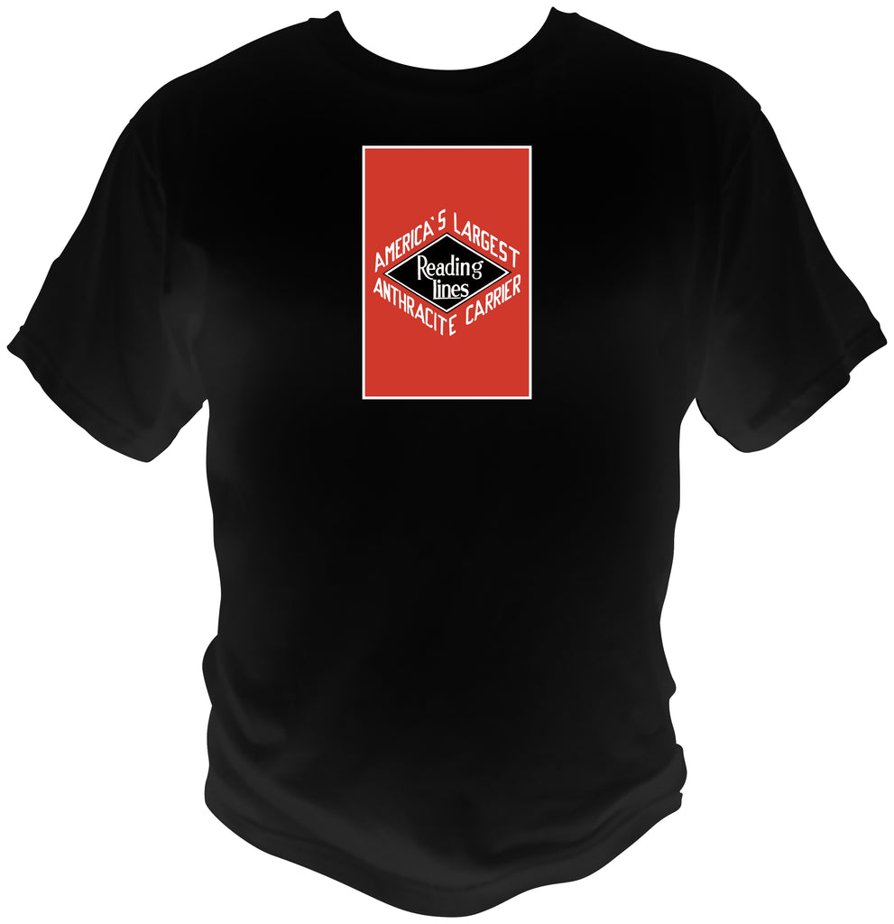 Reading Anthracite Coal Hopper Logo Faded Glory Shirt
