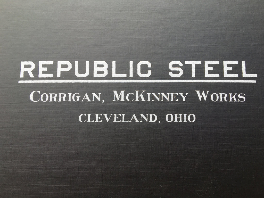 Republic Steel; Corrigan, McKinney Works Book