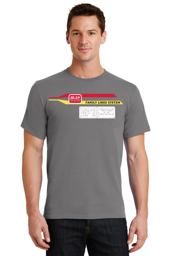 Seaboard System Railroad GP-16 Ribbon Logo Shirt