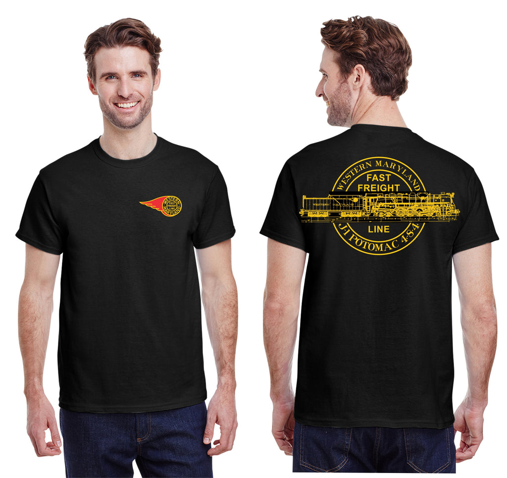 Western Maryland Railway "Potomac" shirt