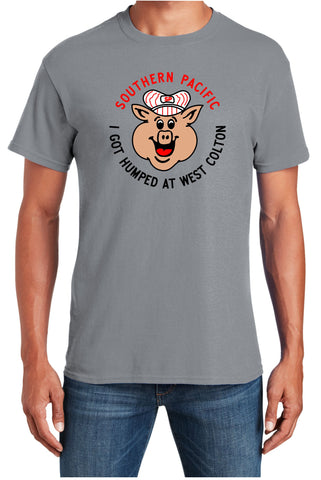 Southern Pacific Golden Pig Humped at West Colton Shirt