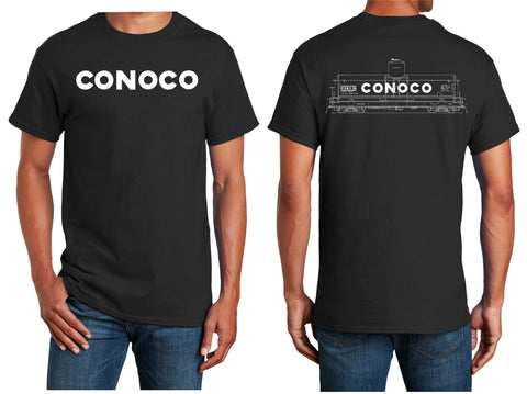 Conoco Narrow Gauge Tank Car Logo Shirt