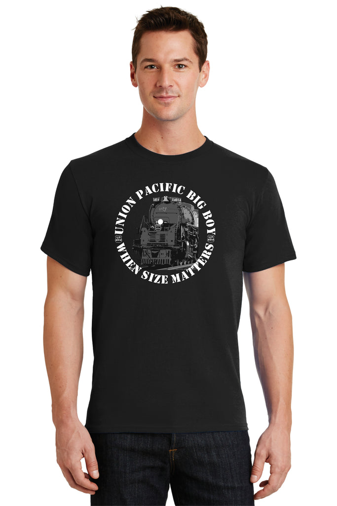 Union Pacific Big Boy 4014 Size Matters Logo Shirt